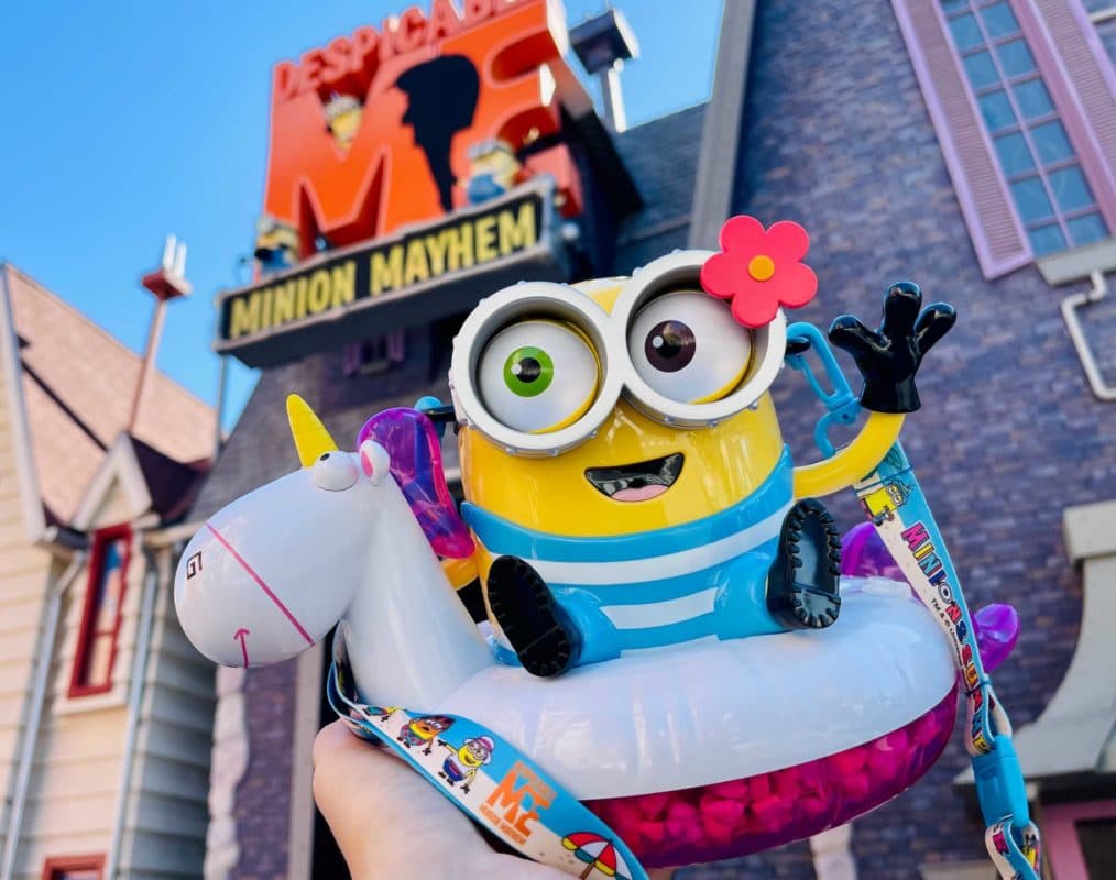 USJ Minions 獨角獸造型爆谷桶,食品級 PP/PE 內膽,多色噴油